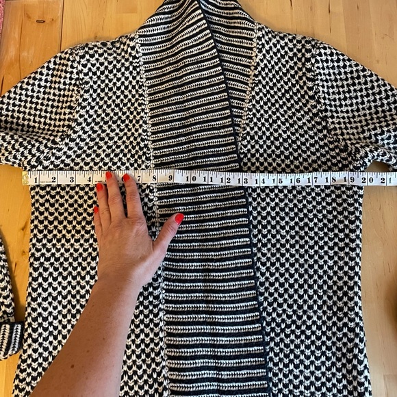 Dex knit open chunky cardigan - Picture 12 of 13